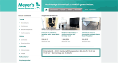 Desktop Screenshot of meyers-moebel.de